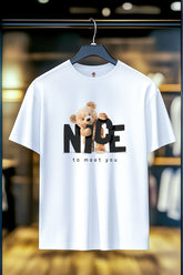 TEDDY BEAR NICE TO MEET U | UNISEX T-SHIRT